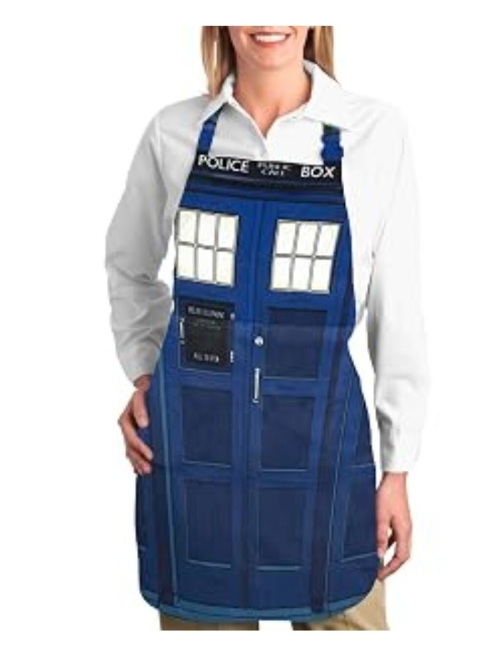 Seven20 New Doctor Who Tardis Apron - Cook With Tardis